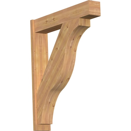 Ekena Millwork Funston Block Smooth Outlooker, Western Red Cedar, 7 1/2"W x 38"D x 46"H OUT08X38X46FST05SWR